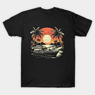 Tropical Sunset Cruise T-Shirt